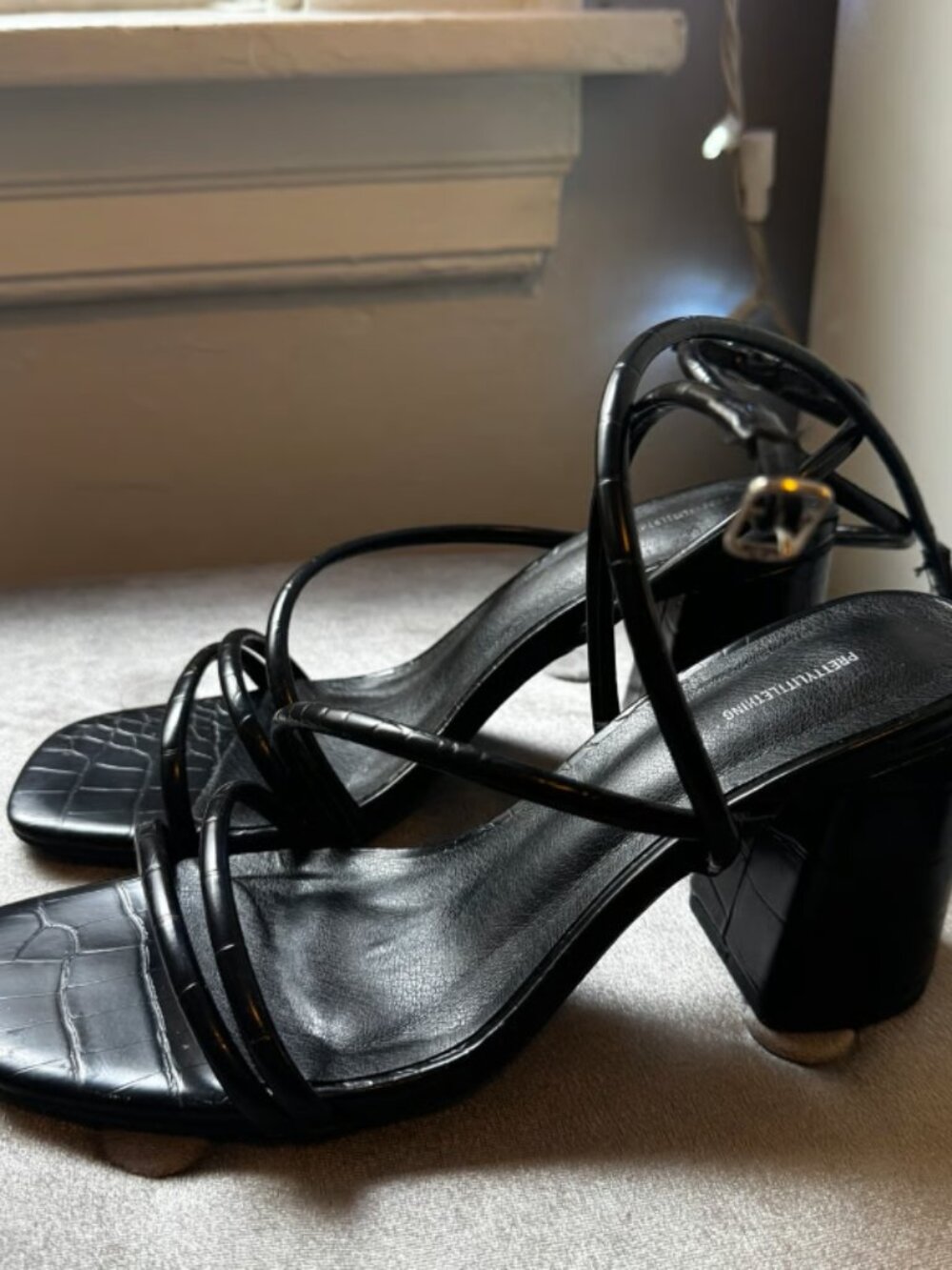 Women’s Black Heels Sandals